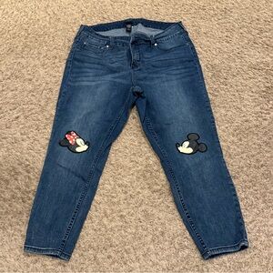 👖✨ Disney Mickey & Minnie Jeans – Size 18